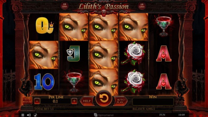 Аппараты «Lilith’s Passion — 15 Lines» на официальном сайте казино Вулкан Максимум